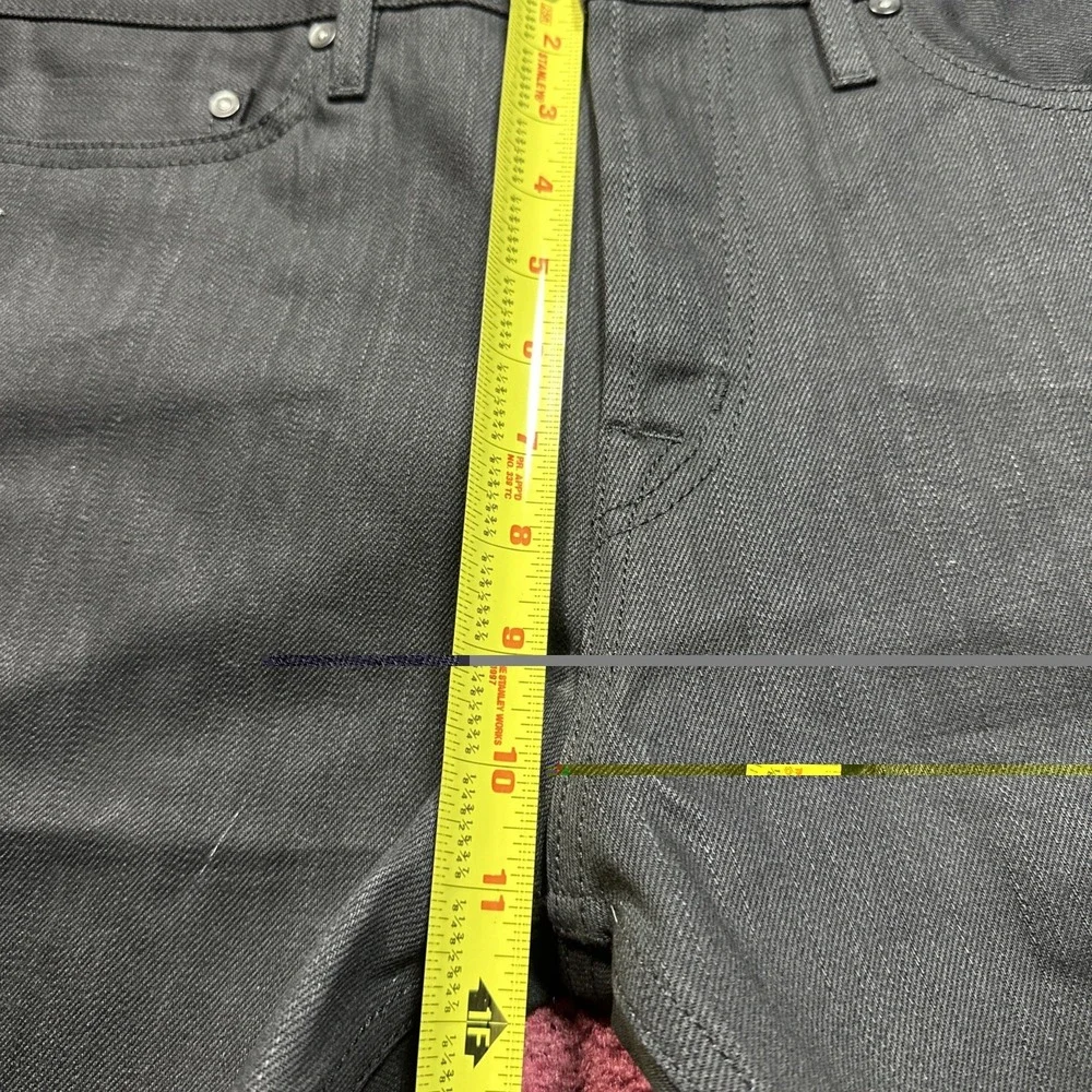 Deus Ex Machina Straight Isola Selvedge Vintage Black - Made In USA Fits 36/35